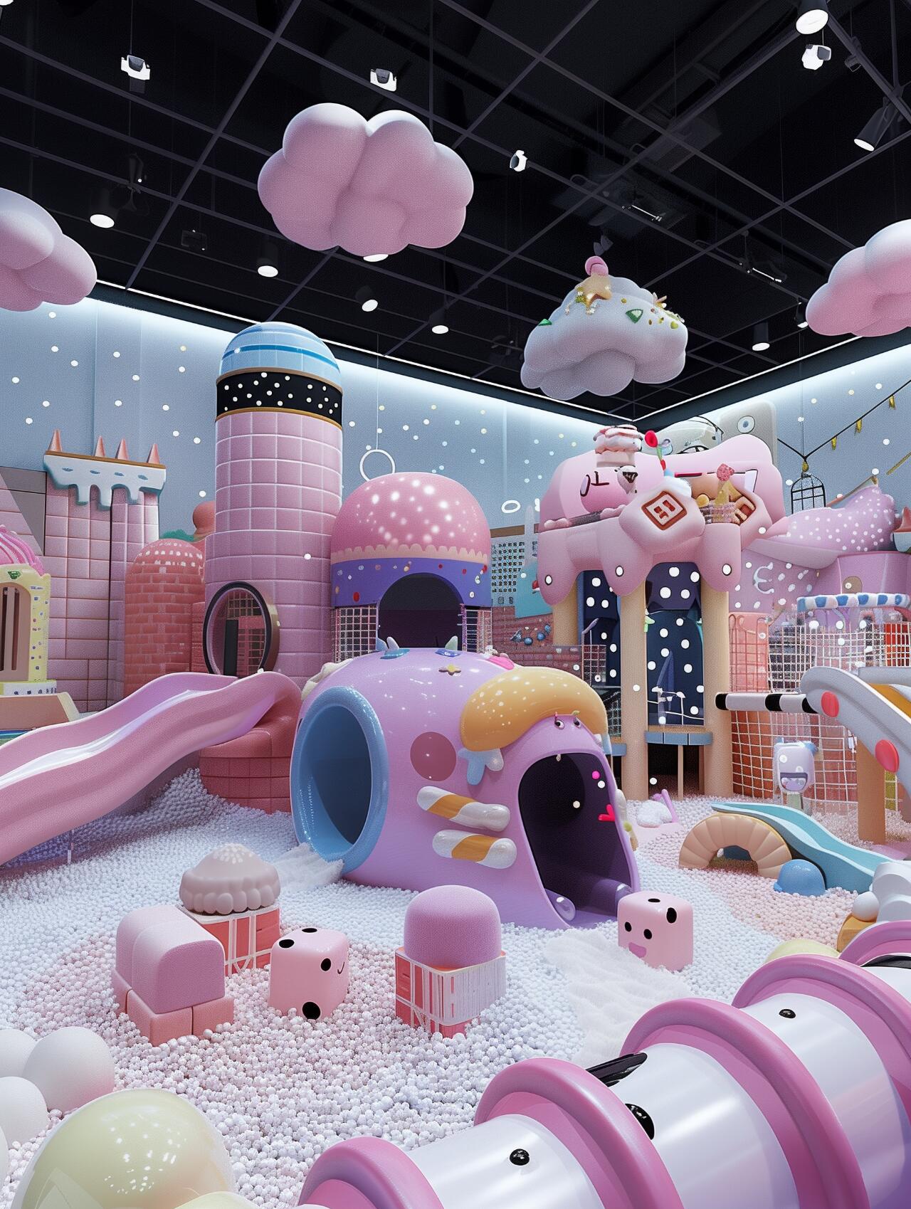 620m²Dreamy Kids Castle In China