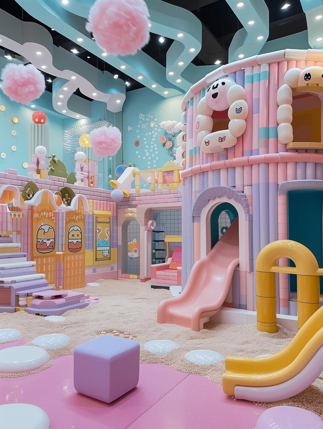 620m²Dreamy Kids Castle In China