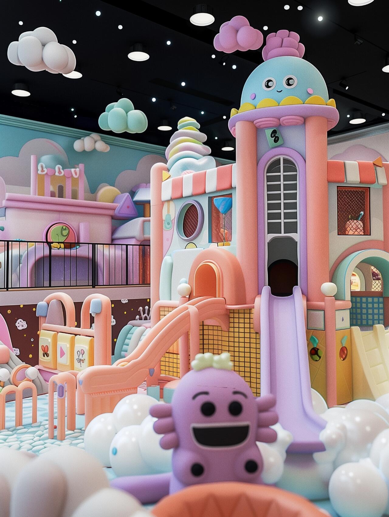 620m²Dreamy Kids Castle In China