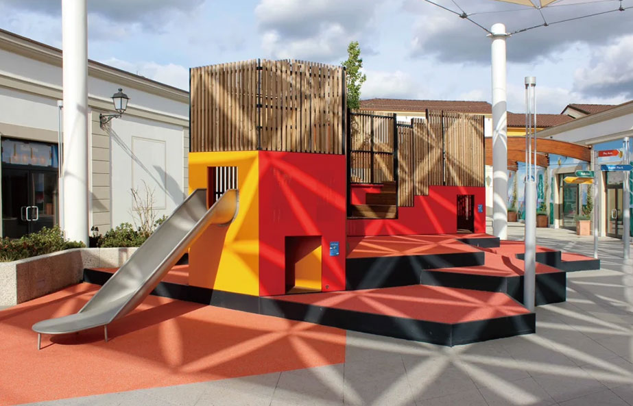 1100m²Colorful Village Theme Park for Children In Piemonte