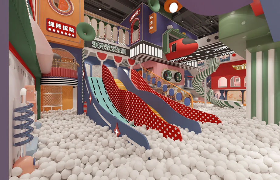 1200m²Happy Kingdom Theme Park for Children In Italy