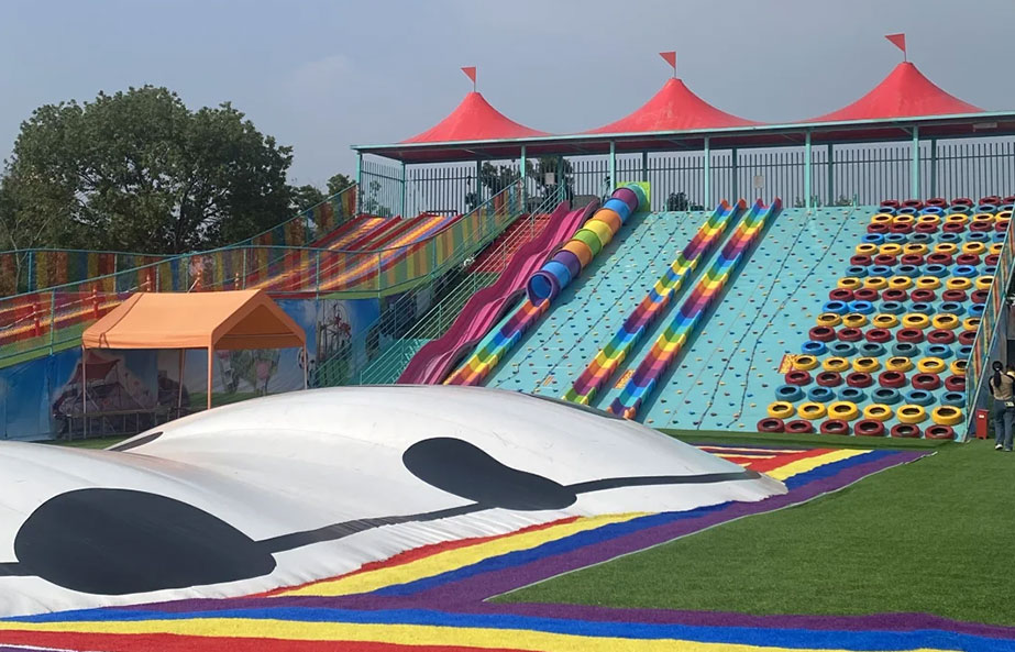 1600m²Rainbow Theme Family Amusement Park In Norway