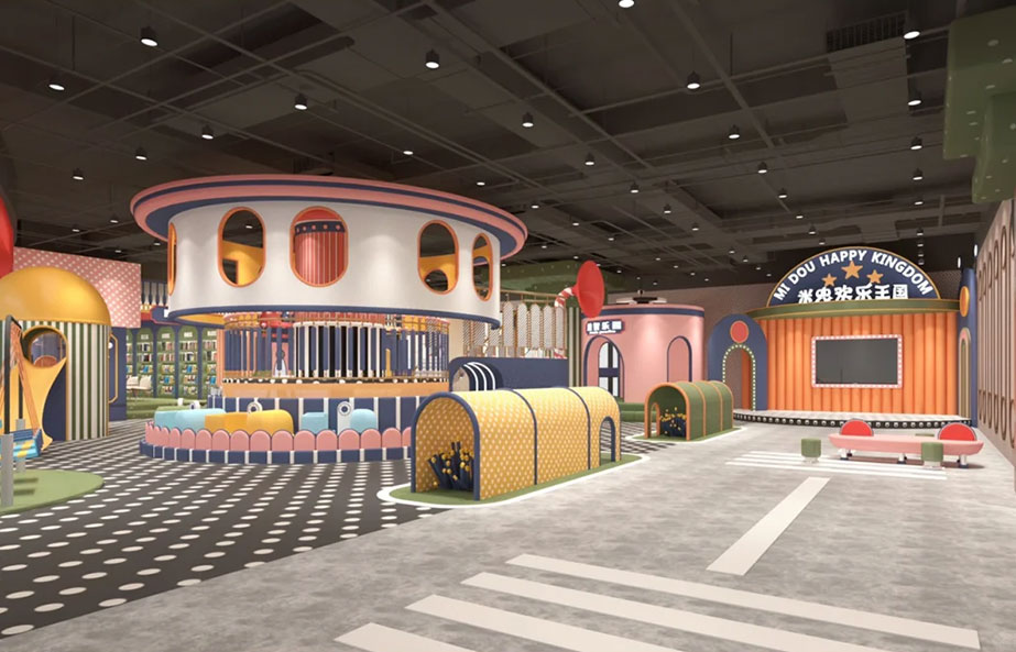 1200m²Happy Kingdom Theme Park for Children In Italy