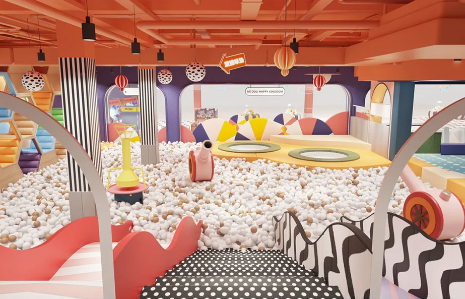 1200m²Happy Kingdom Theme Park for Children In Italy