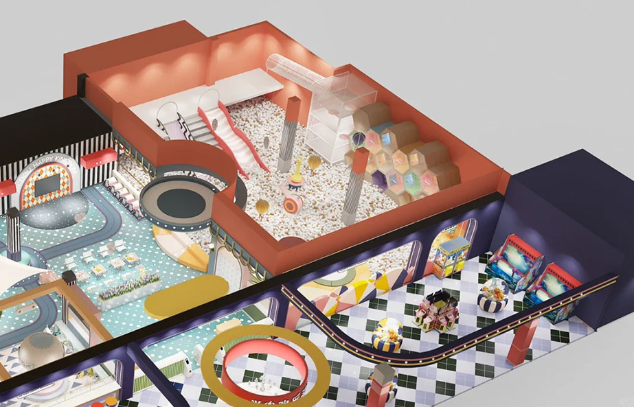 1200m²Happy Kingdom Theme Park for Children In Italy