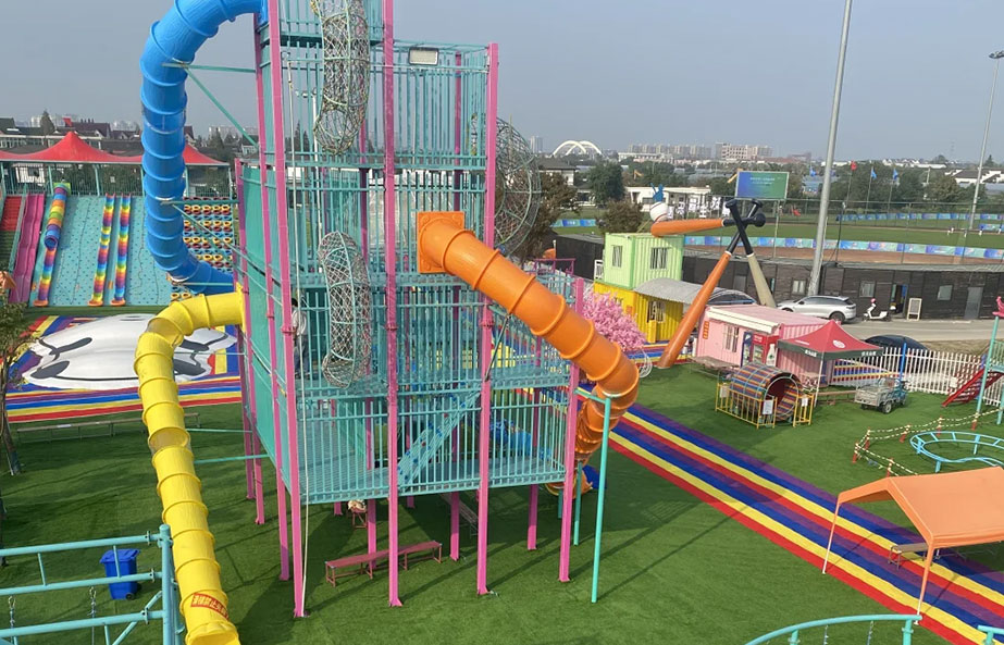 1600m²Rainbow Theme Family Amusement Park In Norway
