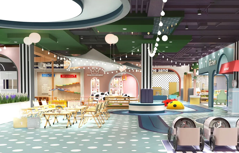 1200m²Happy Kingdom Theme Park for Children In Italy