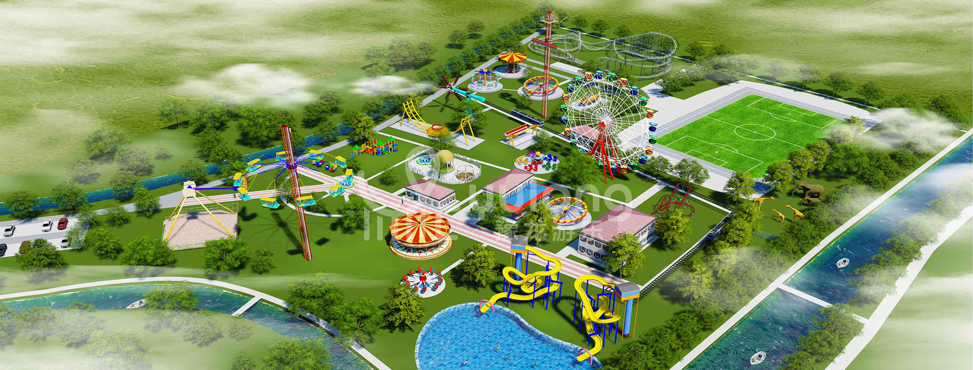 Forest series large amusement park solution for American customers