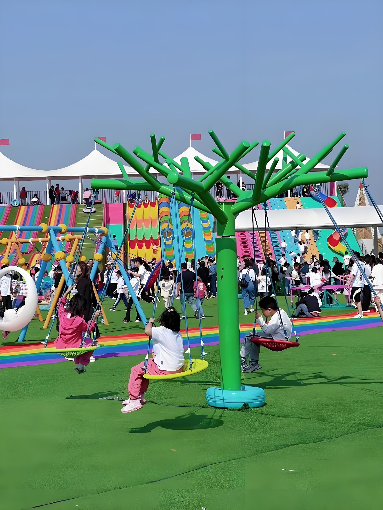 520m² Powerless Outdoor Playground In China